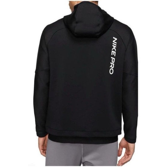 Nike Men's Black and White Hoodie - Picture 2 of 4